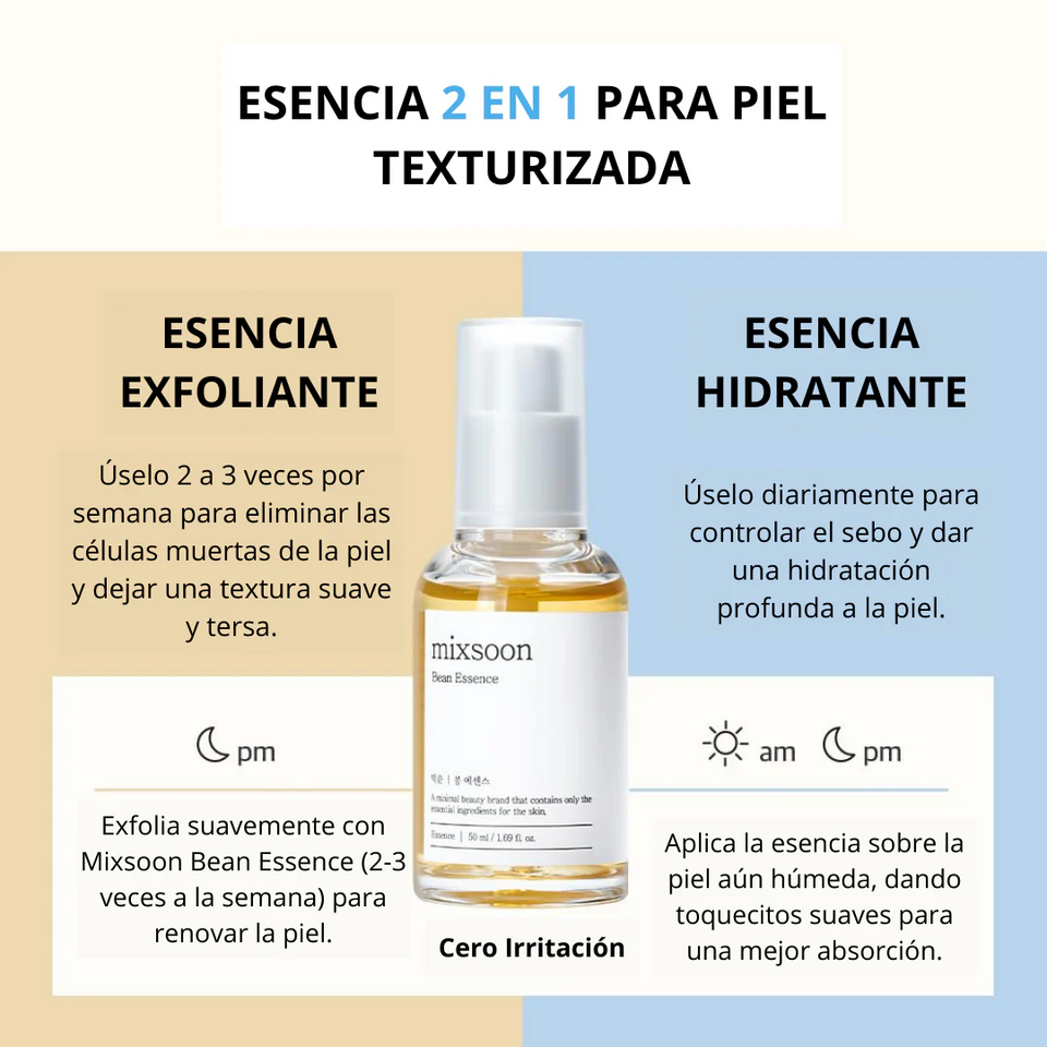Mixsoon: Exfoliante & Hidratante Facial para Piel Grasa (2 en 1)